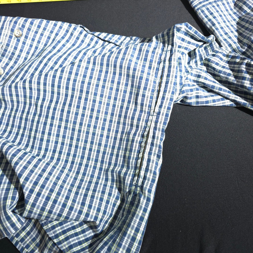 Eddie Bauer Travex Plaid Button Up Shirt Men TXL Long Sleeve Outdoor Work Casual - Picture 12 of 13